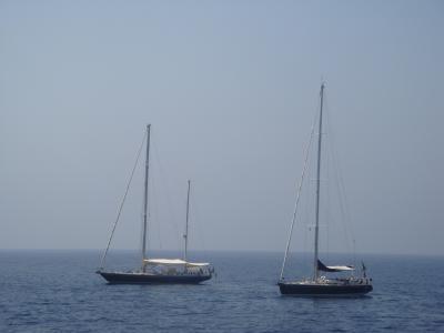 Sailing on Corfu