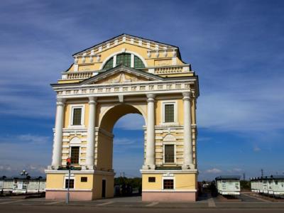 Нарисовать московские ворота иркутск