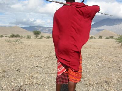 WALKING  WITH MASAI  IN  THE  RIFT  VALLEY